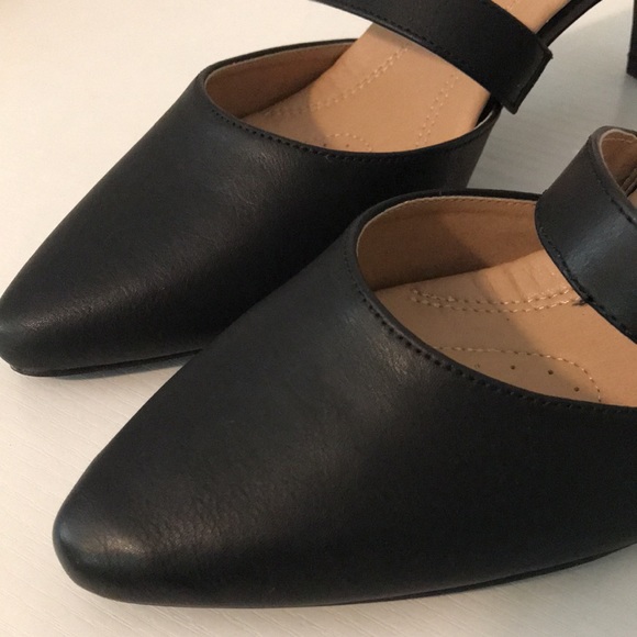 Faux Leather Tillis Pointed Toe Stiletto Heel Pumps - Picture 13 of 14